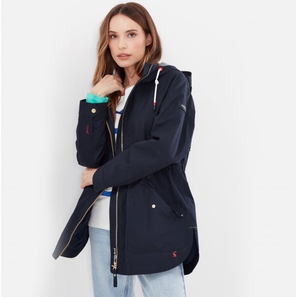 Joules SHORESIDE Ladies Raincoat French Navy - Shuperb