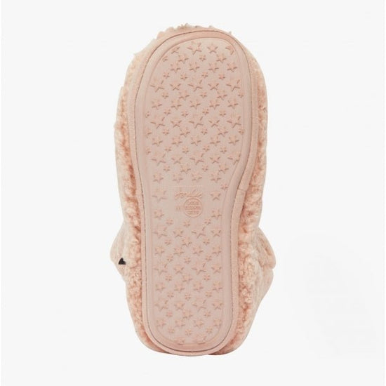 Joules CABIN LUXE Ladies Textile Slippers Soft Pink - Shuperb