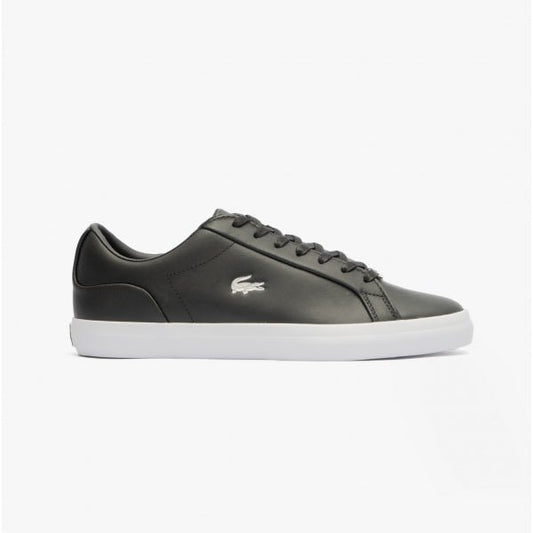 Lacoste LEROND 0722 1 Ladies Leather Trainers Black/White - Shuperb