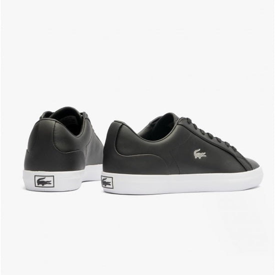 Lacoste LEROND 0722 1 Ladies Leather Trainers Black/White - Shuperb