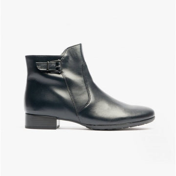 Gabor BOLAN Ladies Leather Boots Navy - Shuperb