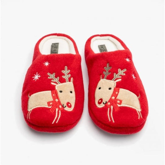 Jo & Joe DANCER Ladies Slippers Red - Shuperb