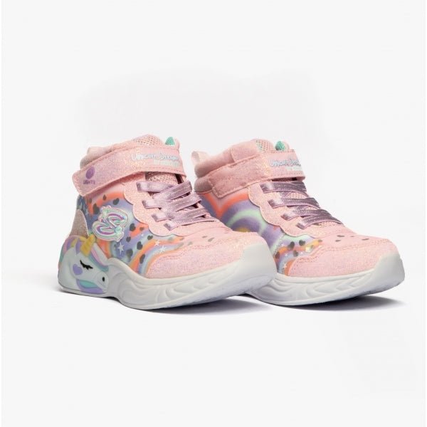 Skechers UNICORN DREAMS - MAGICAL DREAME Girls Trainers Light Pink - Shuperb