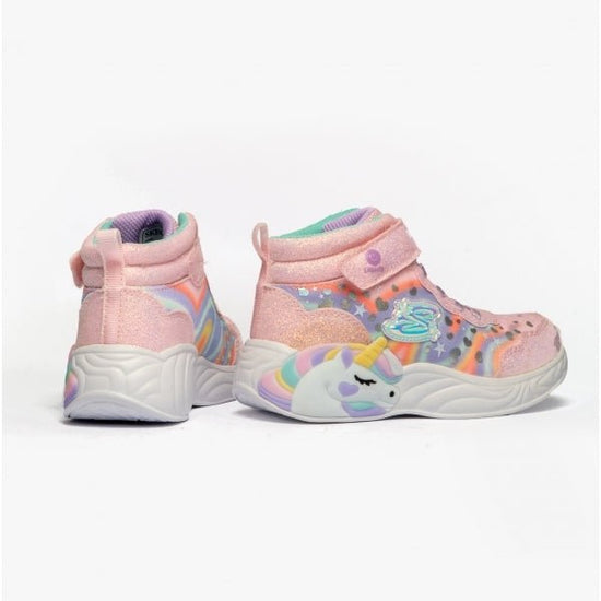 Skechers UNICORN DREAMS - MAGICAL DREAME Girls Trainers Light Pink - Shuperb