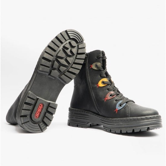 Rieker X8541 - 00 Ladies Boots Black - Shuperb