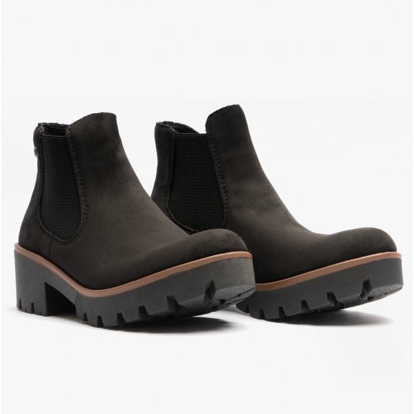 Rieker 79265 - 00 Ladies Chelsea Boots Black - Shuperb