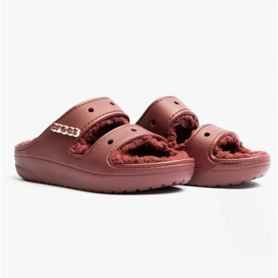 Crocs CLASSIC COZZZY Unisex Sandals Garnet - Shuperb