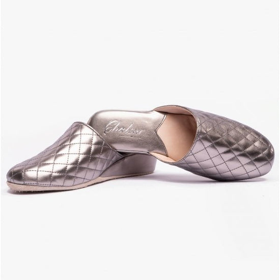 Chaleur BELLA Ladies Mule Slippers Grey - Shuperb