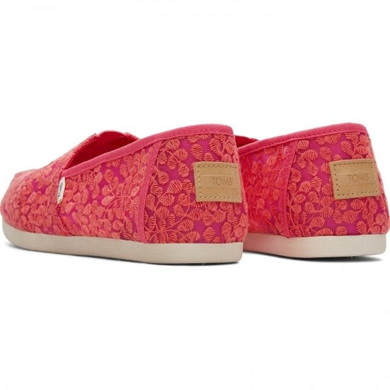 TOMS ALPARGATA Ladies Slip - On Canvas Espadrilles Pink - Shuperb