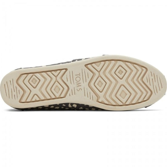 TOMS ALPARGATA WITH CLOUDBOUND Ladies Slip - On Textile Espadrilles Dark Grey - Shuperb