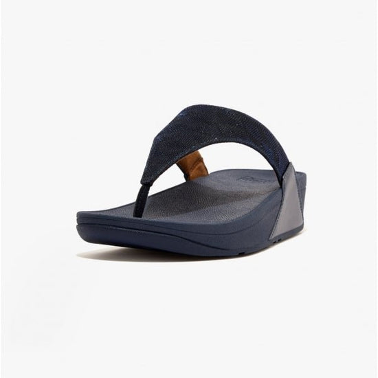 FitFlop LULU GLITZ Ladies Toe - Post Sandals Midnight Navy - Shuperb