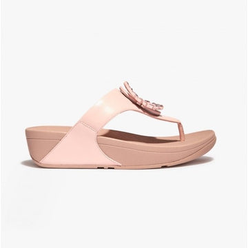 FitFlop LULU CRYSTAL Ladies Toe - Post Sandals Pink Salt - Shuperb