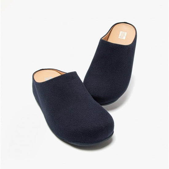 FitFlop SHUV Ladies Canvas Clogs Midnight Navy - Shuperb