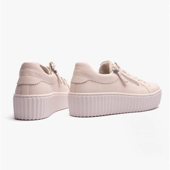 Gabor DOLLY Ladies Casual Trainers Cream - Shuperb