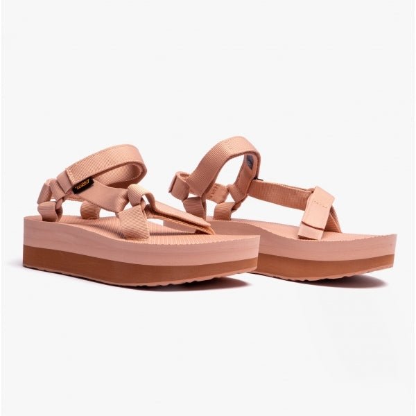 Teva FLATFORM UNIVERSAL Ladies Sandals Maple Sugar/ Lion - Shuperb