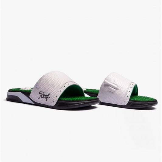 Reef MULLIGAN SLIDE Mens Sliders Green - Shuperb