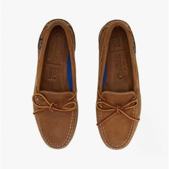 Chatham OLIVIA G2 Ladies Boat Shoes Walnut/Seahorse - Shuperb