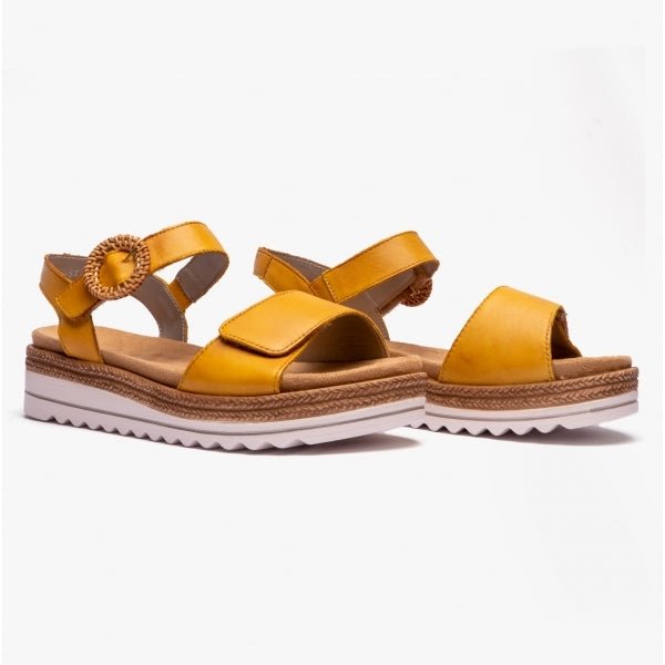 Remonte JOCELYN Ladies Casual Sandals Yellow - Shuperb