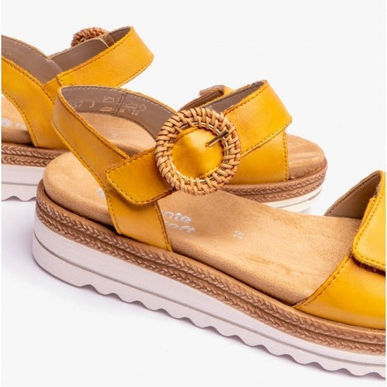 Remonte JOCELYN Ladies Casual Sandals Yellow - Shuperb