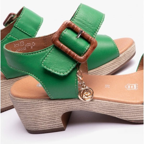 Remonte JERILYN Ladies Strappy Sandals Green - Shuperb