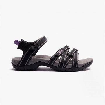 Teva TIRRA Ladies Strappy Sandals Black/Grey - Shuperb