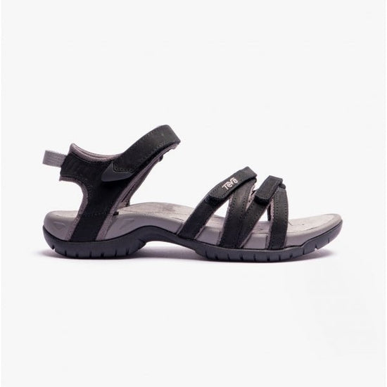 Teva TIRRA LEATHER Ladies Strappy Sandals Black - Shuperb