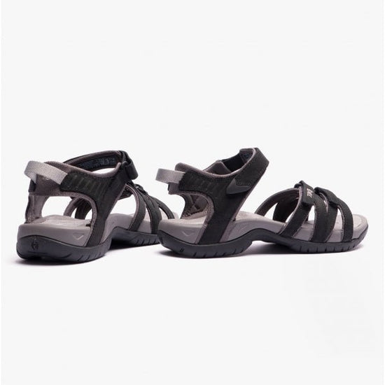 Teva TIRRA LEATHER Ladies Strappy Sandals Black - Shuperb