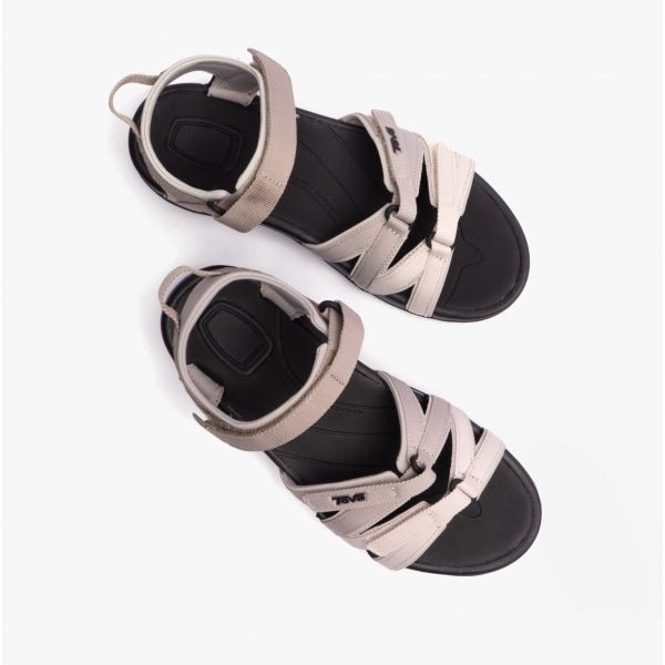 Teva TIRRA Ladies Strappy Sandals Black/ Birch Multi - Shuperb