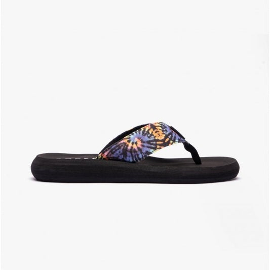 Rocket Dog SPOTLIGHT Ladies Flip - Flops Black Multi - Shuperb