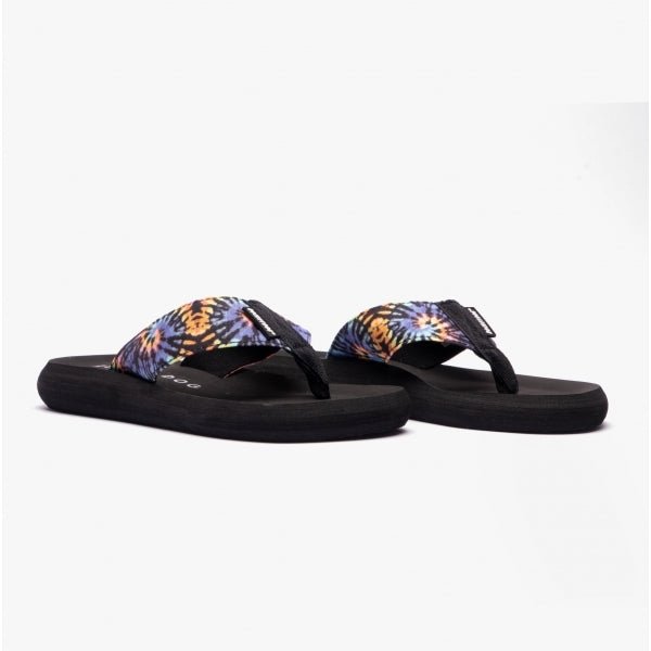 Rocket Dog SPOTLIGHT Ladies Flip - Flops Black Multi - Shuperb