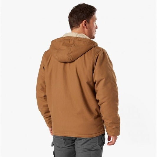 Dickies SHERPA LINED Mens Jacket Rinsed Brown Duck - Shuperb