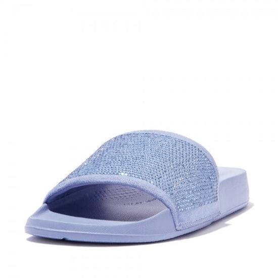 FitFlop IQUSHION EMBELLISHED Ladies Sliders Wild Lavender - Shuperb