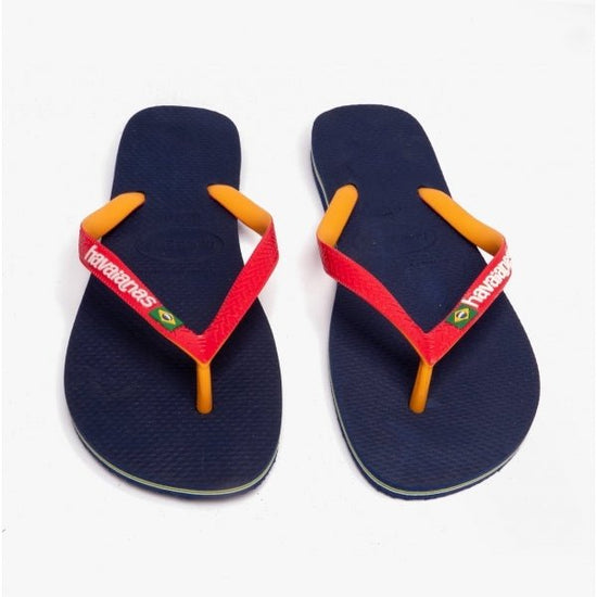 Havaianas HAV BRASIL MIX Unisex Flip Flops Navy Blue/Ruby Red - Shuperb