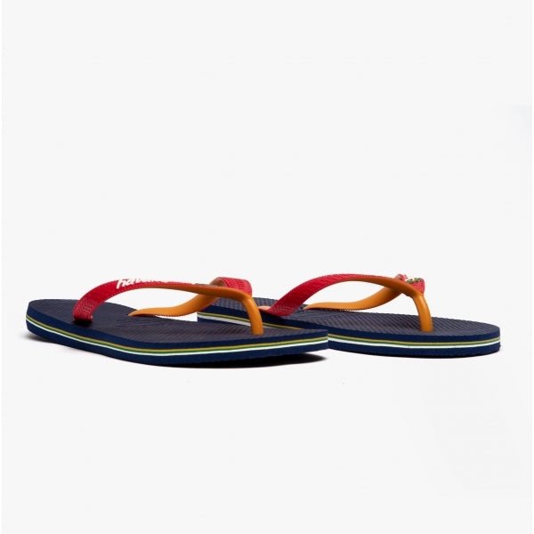 Havaianas HAV BRASIL MIX Unisex Flip Flops Navy Blue/Ruby Red - Shuperb