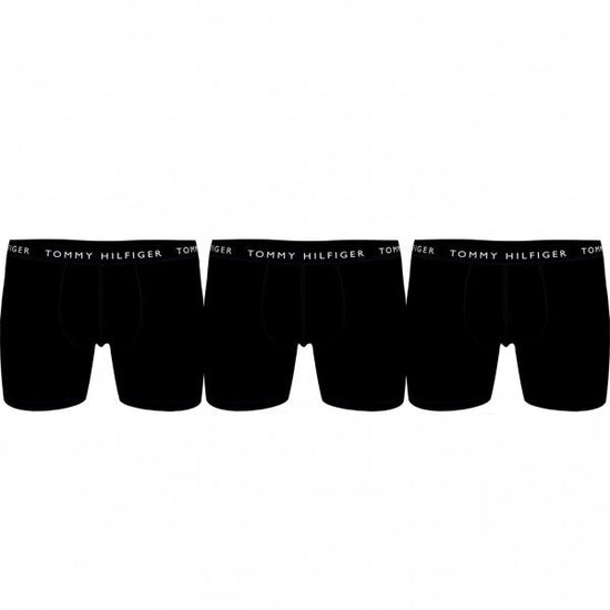 Tommy Hilfiger 3 PACK BOXER Mens Cotton Briefs Black - Shuperb