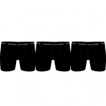 Tommy Hilfiger 3 PACK BOXER Mens Cotton Briefs Black - Shuperb