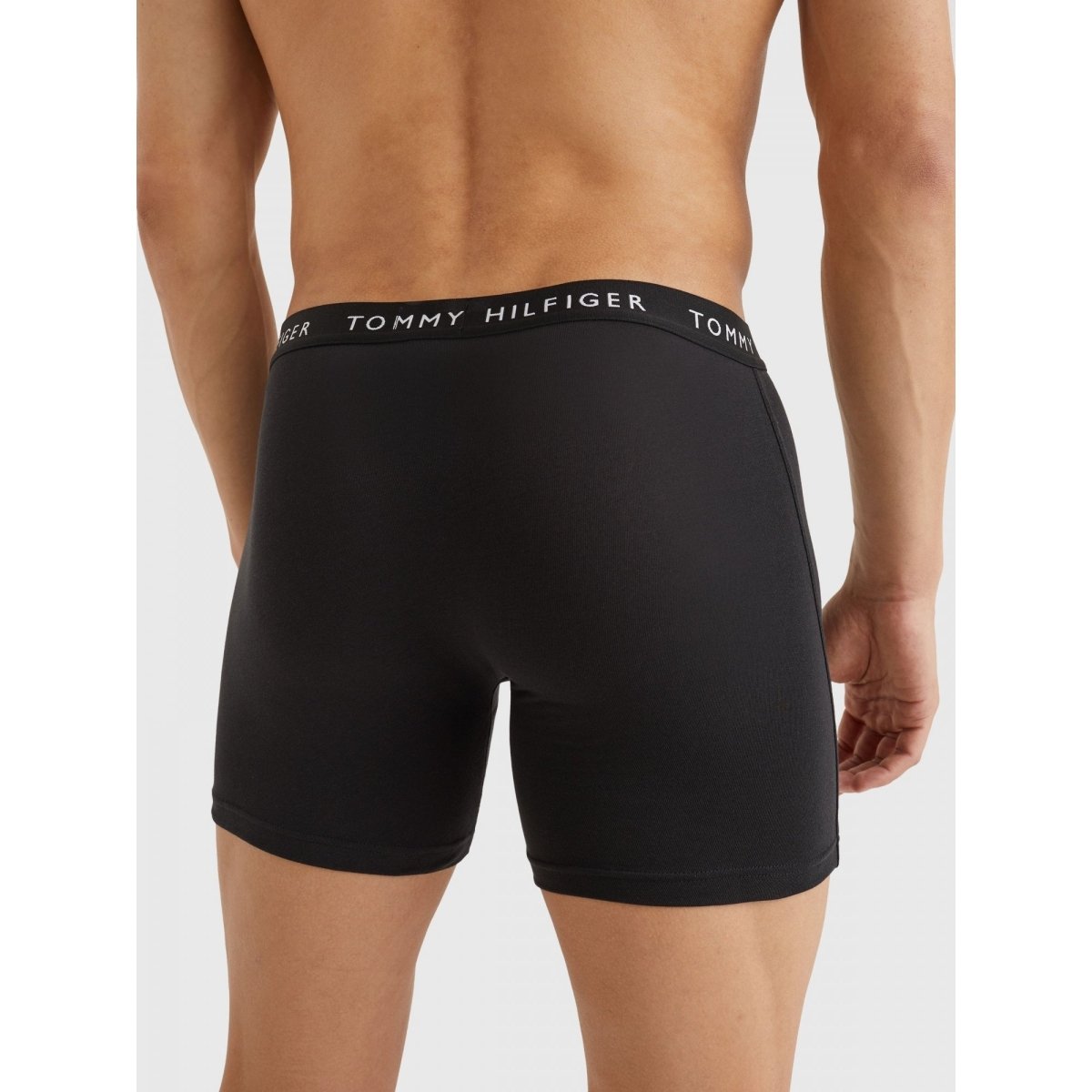 Tommy Hilfiger 3 PACK BOXER Mens Cotton Briefs Black - Shuperb