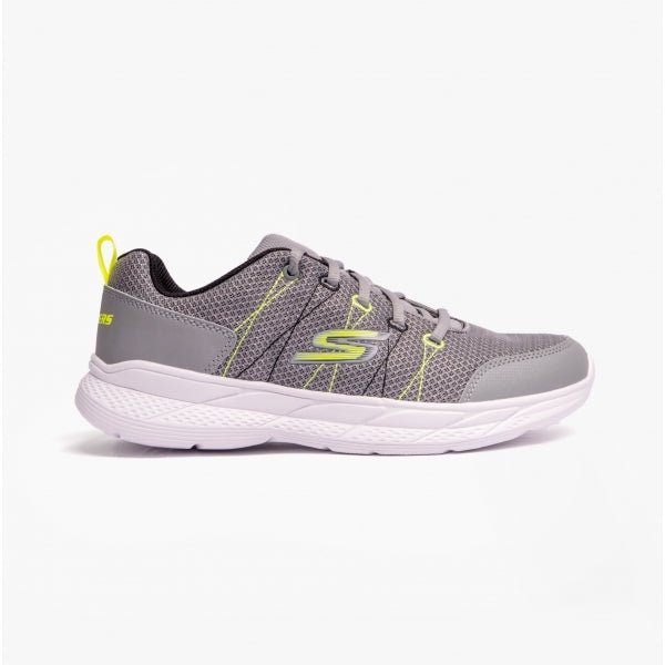 Skechers SNAP SPRINTS 2.0 - VARGON Boys Lace - Up Trainers Grey/Yellow - Shuperb