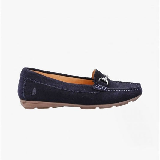 Hush Puppies MOLLY SNAFFLE Ladies Loafers Navy - Shuperb