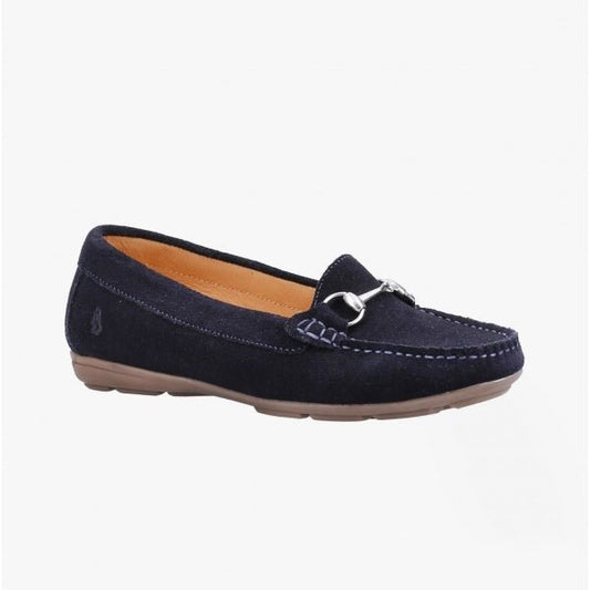 Hush Puppies MOLLY SNAFFLE Ladies Loafers Navy - Shuperb