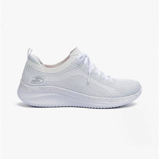 Skechers ULTRA FLEX 3.0 - LET'S DANCE Ladies Trainers White - Shuperb