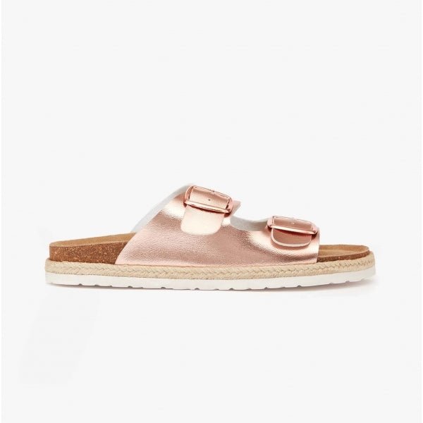 Joules 220994 - ROSGOLD REINA Ladies Sandals Rose Gold - Shuperb