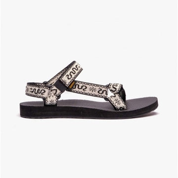 Teva ORIGINAL UNIVERSAL Ladies Sandals Bandana White/ Black - Shuperb