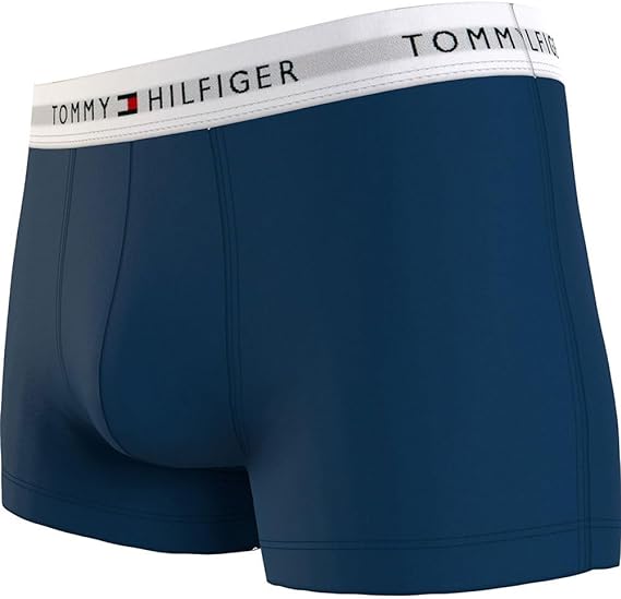 Tommy Hilfiger 3 Pack Mens Underwear Deep Indigo/Fireworks/Bicolor Str - Shuperb