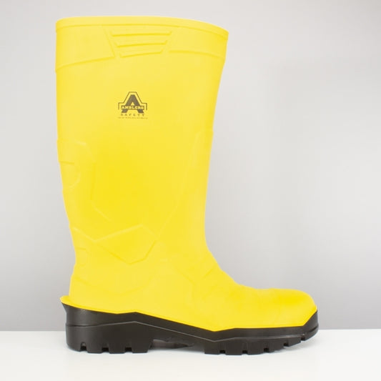 Amblers Safety AS1007 Unisex Safety Wellington Boots Yellow