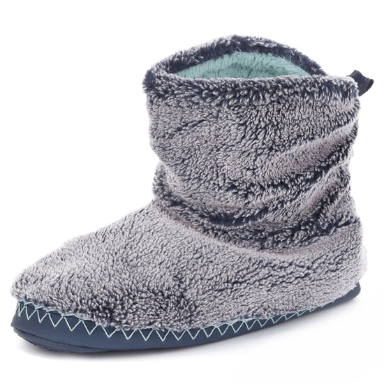 Bedroom Athletics URSULA Ladies Slipper Boots Washed Peacoat Navy - Shuperb