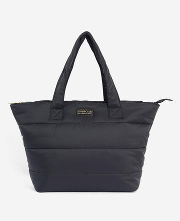 Barbour MONACO Womens Tote Bag Black - Shuperb