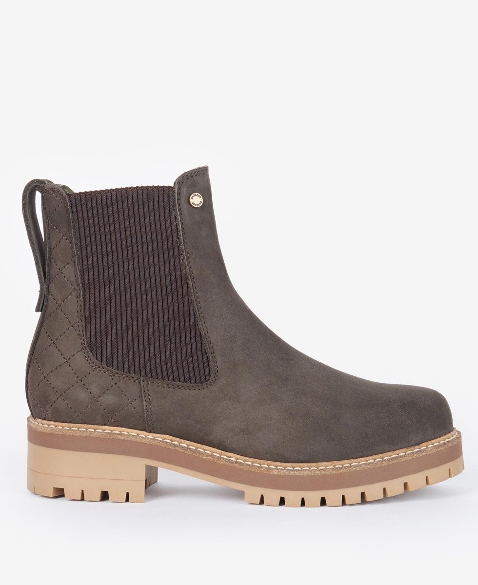 Barbour HEATHER Womens Chelsea Boots Dark Brown - Shuperb