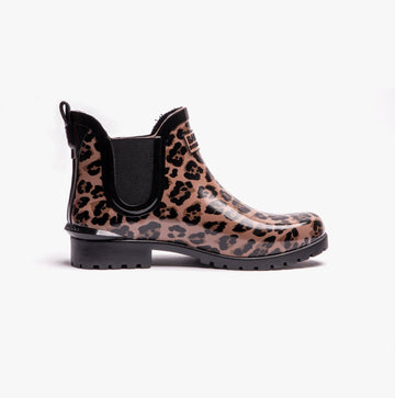 Barbour ASSEN Womens Chelsea Boots Jaguar Print - Shuperb