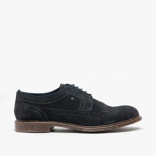 Base London ONYX Mens Brogues Shoes Navy - Shuperb